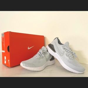 Nike Epic React Flyknit 2 men Size 8 Pure Platinum